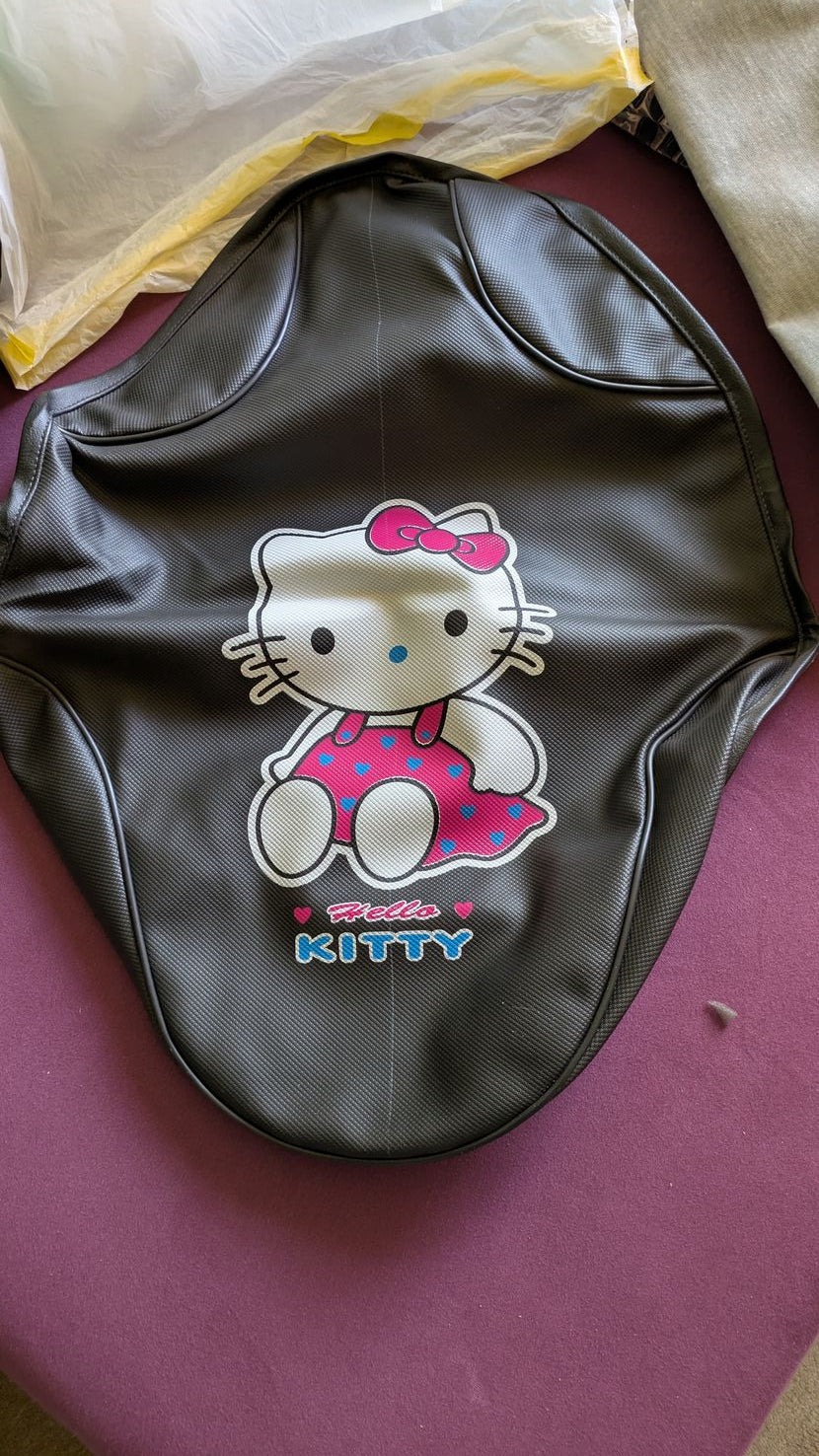 Sitzbankbezug RV50 Zweisitzer kurz Entenbürzel mit Hello Kitty
