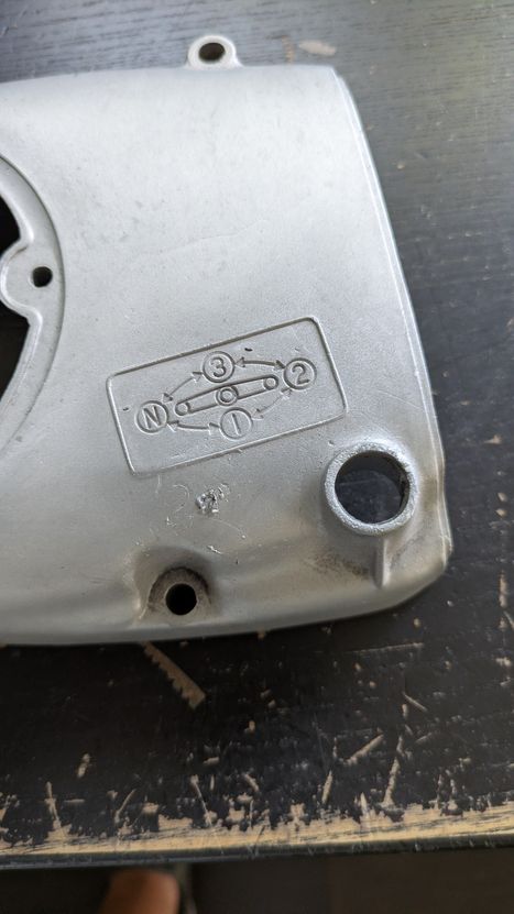 Motordeckel links RV 50 original
